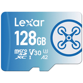 LEXAR 64GB FLY ALTO DESEMPENHO 1066X MICROSDXC UHS-I, ATÉ 160MB/S LEIA 60MB/S ESCRITA C10 A2 V30 U3