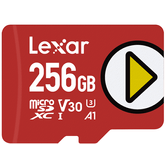 LEXAR 256GB PLAY CARTÕES MICROSDXC UHS-I, ATÉ 150MB/S DE LEITURA C10 A1 V30 U3