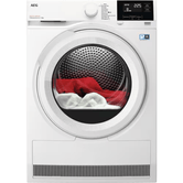 SECADORA CON BOMBA DE CALOR AEG TR818A2OB 8 KG C BLANCO