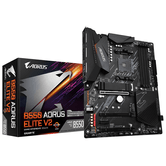 Placa-mãe GIGABYTE AMD B550 AORUS ELITE V2 - Processadores AMD Ryzen 5000, VRM de 12+2 fases, até 4733 MHz DDR4, 1xPCIe 4.0 + 1xPCIe 3.0 M.2, 2 LAN