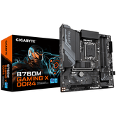 Placa-mãe GIGABYTE Intel B760M GAMING X DDR4 - Suporta CPUs Intel Core de 14ª geração, VRM digital de 8+1+1 fases, até 5333 MHz DDR4 (OC), 2xPCI