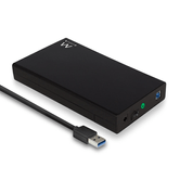 CAIXA DE HDD EXTERNO 3,5" EWENT EW7056 SATA USB 3.0 PRETO