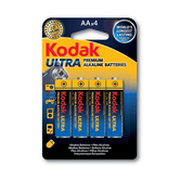 pila kodak ultra premium alcalina lr6 aa blister 4 unidades 3000 mah 1.5v (ecotasas incluidas)