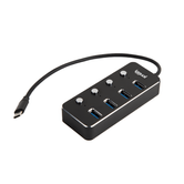 iggual Hub tipo C x 4 portas USB 3.1 4BUTTONS