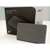 ESTOJO PARA DISCO RÍGIDO EXTERNO 2.5" DE BORRACHA NETWAY SATA USB 3.0 CINZA