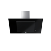CAMPANA CHIMENEA TEKA DVT PRO 98780 TCS CRISTAL NEGRO ANCHO 90 CM INOX