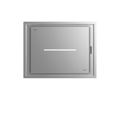 CAMPANA ISLA CATA BENNU SLIM 900 X /A ANCHO 90 CM INOX
