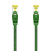 Chicote de cabo de rede AISENS RJ45 LSZH Cat 7 600 MHz S FTP PIMF AWG26 Verde 0 5 m