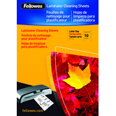 PACK DE 10 FOLHAS DE LIMPEZA PARA LAMINADORES FELLOWES 5320604