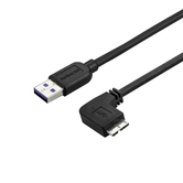 CABLE 1M MICRO USB 3.0 ACODADO