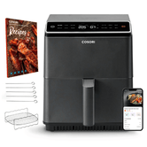 freidora sin aceite cosori dual blaze chef edition negra 6,4l