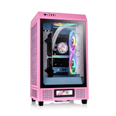 caja thermaltake the tower 200 bubble pink mini-itx 2xusb 3.0 sin fuente rosa