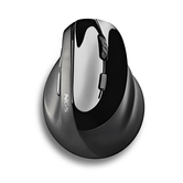 MOUSE NGS WIRELESS ERGO EVO MOKSHA PRETO COR RECARREGÁVEL USB-C 2400 DPI BOTÕES SILENCIOSO
