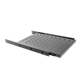 BANDEJA DESLIZANTE LANBERG 1U 465X750MM ATÉ 60KG RACK 19" PRETO