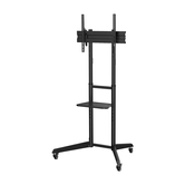 Suporte de chão AISENS ECO com bandeja de DVD com roda para monitor de TV 50Kg de 37 70 preto