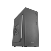 TACENS 2ALUXM Caja PC Minitorre Micro-ATX Ventilador 12cm Acero Ultraligero Negro Negro