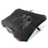 COOLBOX Base de resfriamento para laptops de até 17,3? RBW-17 RGB Preto