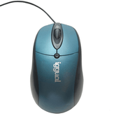 mouse óptico iggual COM-ERGONOMIC-XL-800DPI azul