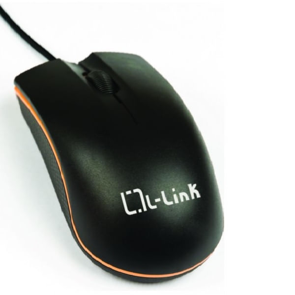 RATON L-LINK LL-2081 OPTICO USB NEGRO - miniatura 2