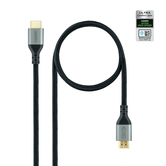 CABO HDMI NANO CABO HDMI A/M - CERTIFICADO HDMI A/M 2.1 ULTRA ALTA VELOCIDADE 1,5M PRETO