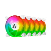 VENTILADORES RGB ABYSM ARCLIGHT ARGB (KIT 5 EM 1)