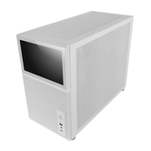 CAIXA DE JOGOS MARS GAMING MC-LCD BRANCA MICROATX COM TELA IPS DE 8" MINI HDMI JANELA DE VIDRO TEMPERADO LATERAL