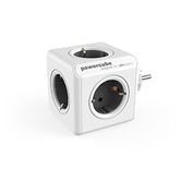 ADAPTADOR E TOMADA CINZENTA MÚLTIPLA 5 TOMADAS 120 W