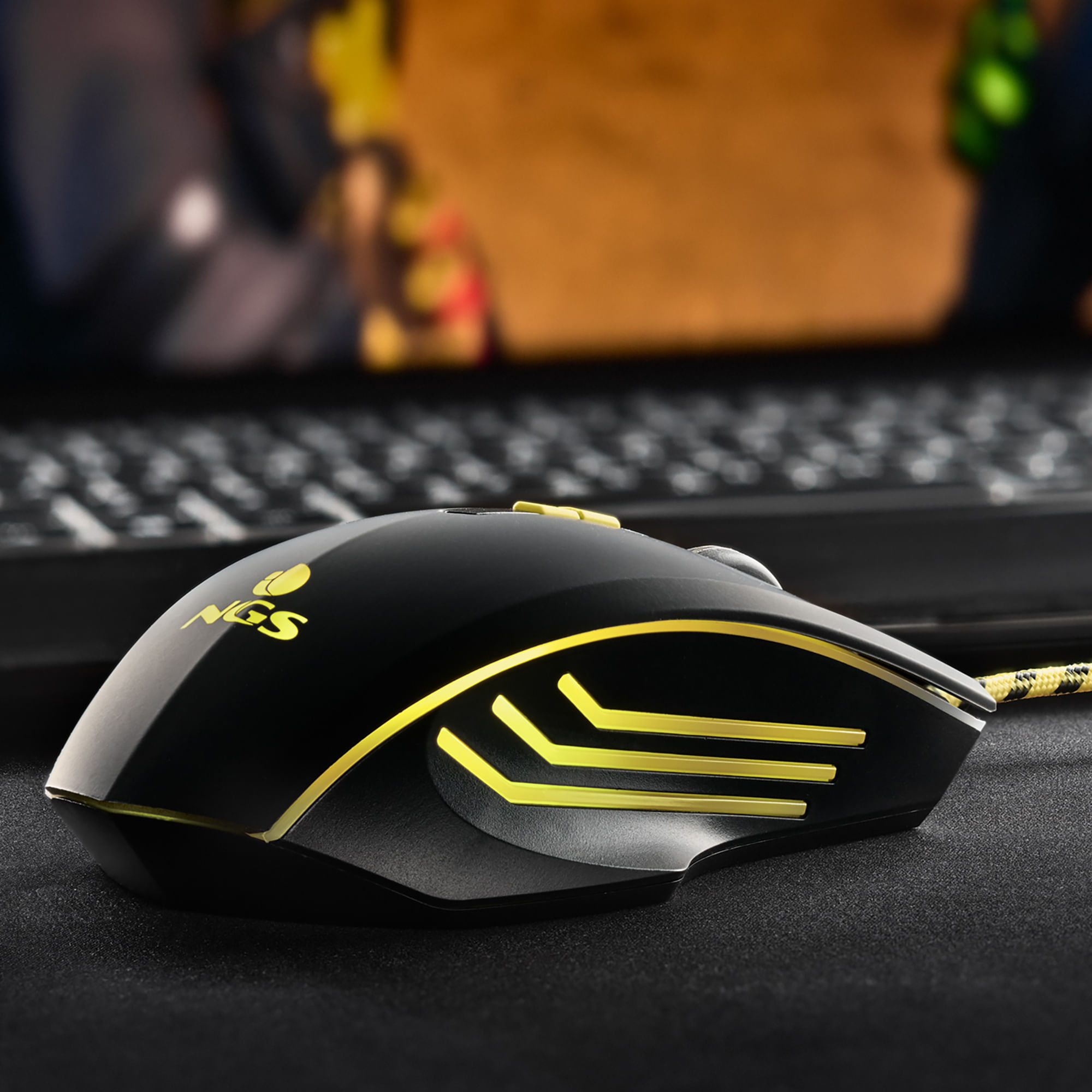 Souris Gaming NGS GMX-120 800/1200 dpi Noir main image 1