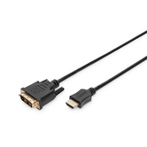 Cabo adaptador HDMI, tipo A-DVI(18+1) M/M, 2,0m