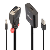 CONVERSOR DE ÁUDIO VGA PARA HDMI