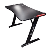 TALIUS MESA DE JOGOS WARSHIP Z1 RGB PERNAS DE AÇO DE FIBRA DE CARBONO COR PRETA FOSCA