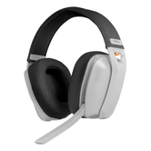 Auscultadores KANJI Chrome Gaming Wireless Brancos