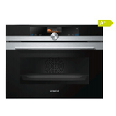 HORNO COMPACTO SIEMENS CS636GBS2 CON VAPOR CRISTAL NEGRO