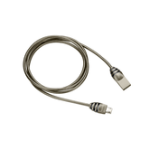 CANYON Micro USB 2.0 Cabo de Alimentação e Dados 5V 1A 1m tampa metálica CNS-USBM5DG