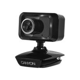 webcam canyon 1.3 mpx, usb 2.0 , giratoria 360º, microfono, negra