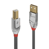 CABO CROMADO 5M USB 2.0 TIPO AAB