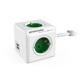 ADAPTADOR MÚLTIPLO VERDE E CONECTE 4 SAÍDAS+2 X 1.5M EXTENSÃO USB