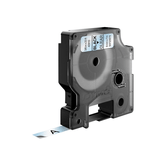 CINTA ROTULADORA D1 9MMX7M NEGRO/TRANSPARENTE DYMO S0720670