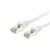 TUBOS BLINDADOS S/FTP CATEGORIA 6A LIVRE DE HALOGÊNEO 10G 30M COR BRANCA EQUIP 606011