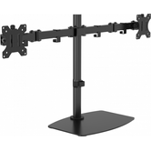 vision monitor desk stand black dual