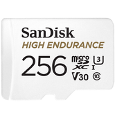 SanDisk microSDHC 256GB HE com adaptador