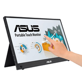 MONITOR ASUS ZENSCREEN TOUCH MB16AMTR PORTÁTIL. 16 POLEGADAS (15,6 POLEGADAS VISÍVEIS) FHD (1920 X 1080) IPS 10 PONTOS DE TOQUE. 60 HZ. PRETO/CINZA.