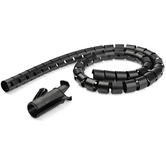 SPIRAL CABLE MANAGEMENT SLEEVE 45MMX1.5M /1.8X4.9 - BLA CK