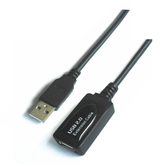 CABO EXTENSOR USB(A)2.0 MA USB(A) 2.0 H AISENS 5M NEGRO A101-0018
