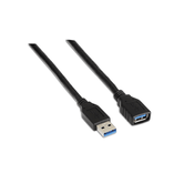 Aisens - Cabo Usb 3.0, Tipo A/MA/H, Negro, 1M