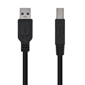 Cabo de impressora AISENS USB 3.0 tipo A/MB/M, preto, 2,0 m