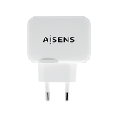 Aisens carregador de parede universal 2x usb 2.0 branco