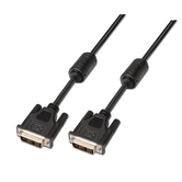 CABO AISENS DVI-D MACHO A DVI-D MACHO SINGLE LINK 18+1 FERRITAS 1.8M NEGRO A117-0086