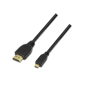 Cabo Micro Hdmi de alta velocidade Aisens / Hec A/MD/M Preto 1,8M