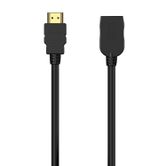 Cabo HDMI AISENS V2.0 Premium Extender Alta Velocidade /Hec 4K@60Hz 18Gbps, A/MA/H, Preto, 5,0M